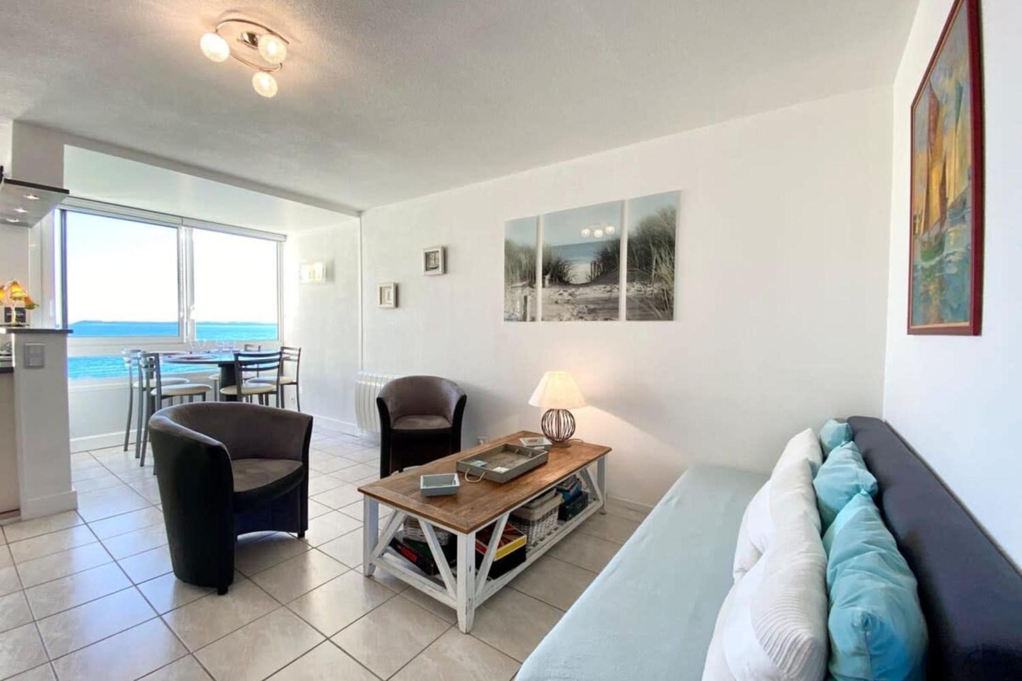 Superbe T3 Cosy Vue Mer 180 Ploemeur Εξωτερικό φωτογραφία